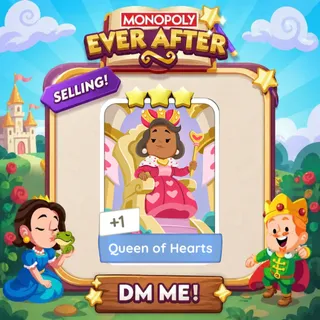Queen of Hearts 3 Star ⭐  Monopolygo Go