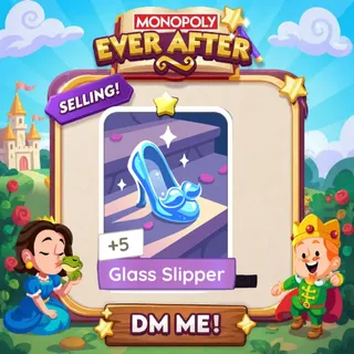 Glass Slipper 1 Star ⭐ （+ 1 Free Card） Monopolygo Go