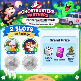Ghostbusters Partners 2 SLOT Monopoly GO