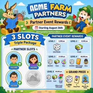 Acme Farm Partners 3 SLOT Monopoly GO