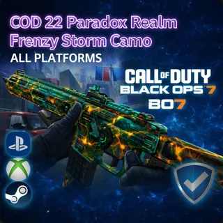 COD 22 Paradox Realm Frenzy Storm Camo