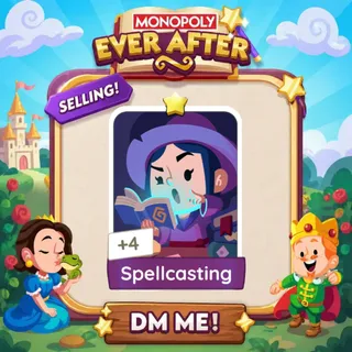 Spellcasting 1 Star ⭐ （+ 1 Free Card） Monopolygo Go