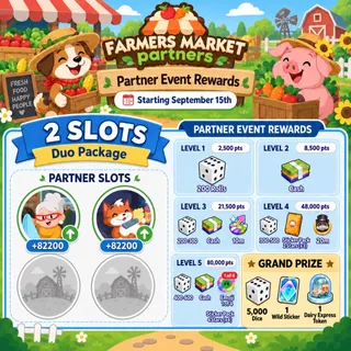 Farmer’s Market Partners 2 SLOT Monopoly GO