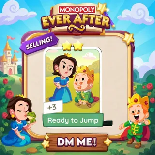 Ready to Jump 2 Star ⭐ （+ 1 Free Card） Monopolygo Go