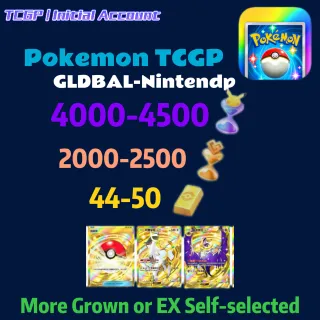 TCGP |Pokemon 44PGB+4000PH+2000WH
