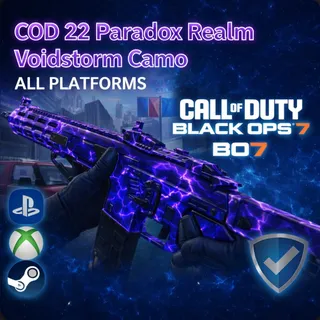 COD 22 Paradox Realm Voidstorm Camo