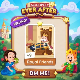 Royal Friends 1 Star ⭐ （+ 1 Free Card） Monopolygo Go