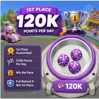 Tycoon Racers | Monopoly GO 🏁 | 1st Place Guaranteed | 120K Points Per Day | Full Refund If Not 1st Place