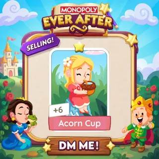 Acorn Cup 1 Star ⭐ （+ 1 Free Card） Monopolygo Go