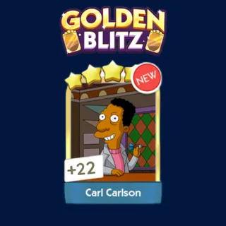 Carl Carlson GOLDEN BLITZ Monopoly Go