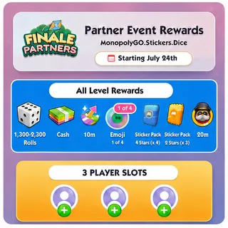 Monopoly GO Finale Partners 3 SLOT