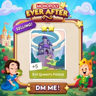Evil Queen's Palace 2 Star ⭐ （+ 1 Free Card） Monopolygo Go