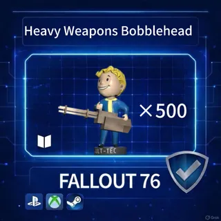 FALLOUT 76 Heavy Weapons Bobblehead ×500