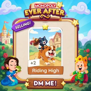 Riding High 1 Star ⭐ （+ 1 Free Card） Monopolygo Go