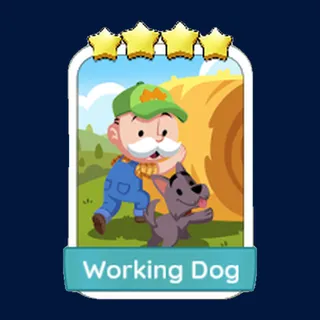 Working Dog Monopoly Go