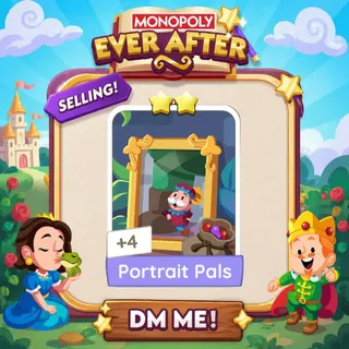 Portrait Pals 2 Star ⭐ （+ 1 Free Card） Monopolygo Go