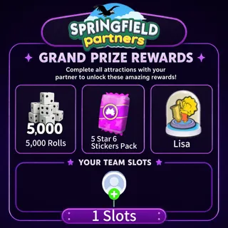 Syrup Partners 1 SLOT （72H Done）Monopoly Go 