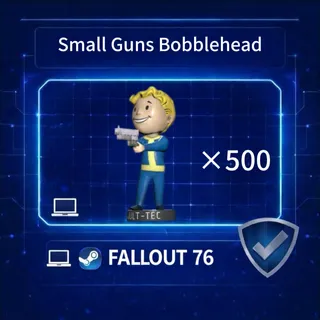 FALLOUT 76 Small Guns Bobblehead ×500
