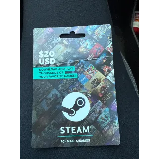 $20.00 USD Steam