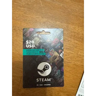 $20.00 USD Steam