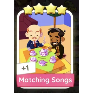 Matching Songs - Monopoly Go sticker