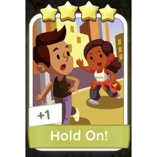 Hold On! - Monopoly Go sticker