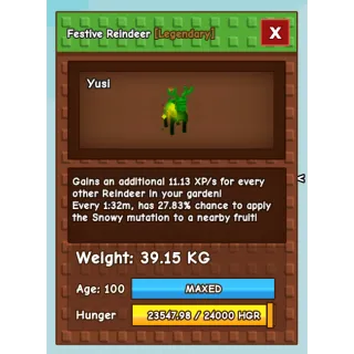 Festive Reindeer Grow A Garden