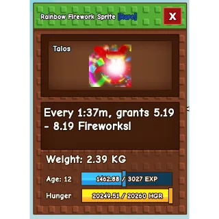 RBH Firework Sprite Grow A Garden