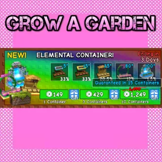 20x Elemental Container