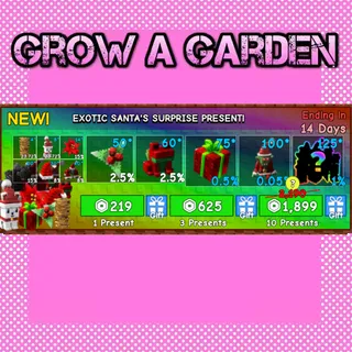 EXOTIC SANTAS SURPRISE PRESENT X10