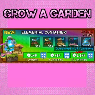 20x Elemental Container