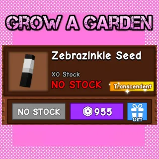 2x Zebrazinkle Seed