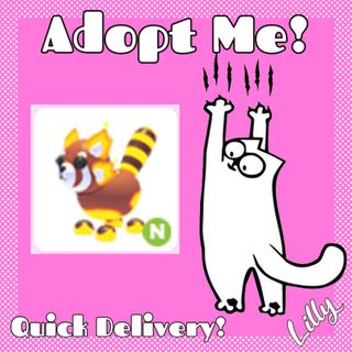 Neon Toasty Red Panda - Game Items - Gameflip