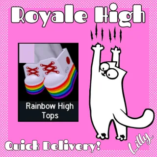 Rainbow High Tops