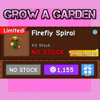 Firefly Spiral Seed - Grow a Garden