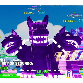 🟣 ADMIN Cerberini Distruttore - GOAT $69.5M/s - Plants vs Brainrots Fortnite