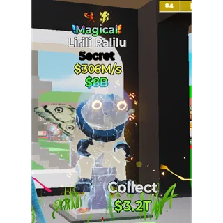 ✨NEW Magical Lirili Ralilu (🌴⚡️) - Secret 306M/s - Steal the Brainrot Fortnite