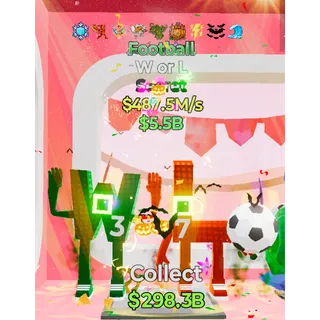 ⚽️ 9 TRAITS Football W or L (🧊🌴🎆💘🌿🎃⚡️🦇🌊) - Secret 487.5M/s - Steal the Brainrot Fortnite