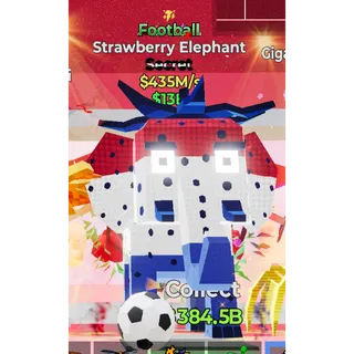 ⚽️ Football Strawberry Elephant (⚡️) - Secret 1435M/s - Steal the Brainrot Fortnite