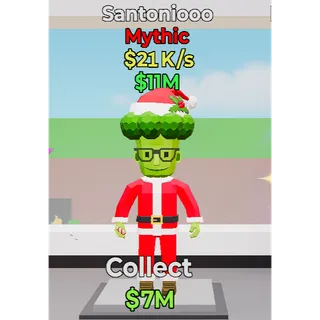 🎄 RARE Special Christmas Machine Santoniooo (Antoniooo) - Mythic - Steal the Brainrot Fortnite