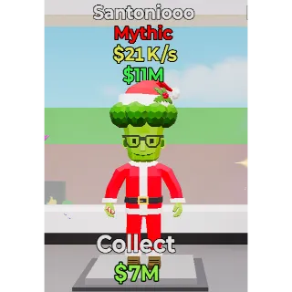 🎄 RARE Special Christmas Santoniooo (Antoniooo) - Mythic - Steal the Brainrot Fortnite