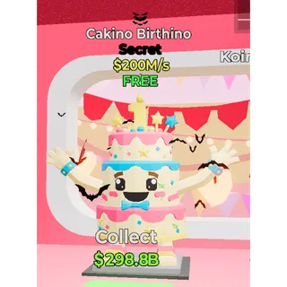 🎂 1 YEAR ANNIVERSARY EVENT Cakino Birthino (🦇) - Unique Secret 200M/s - Steal the Brainrot Fortnite