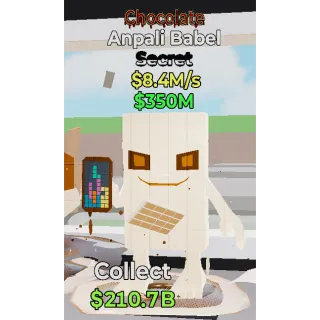 NEW 🍫 Chocolate Anpali Babel - Secret 8.4M/s - Steal the Brainrot Fortnite