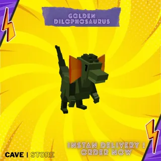 GOLDEN  DILOPHOSAURUS