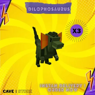 DILOPHOSAURUS 3X
