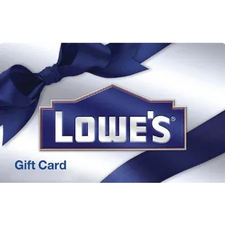 $50.00 USD Lowe's