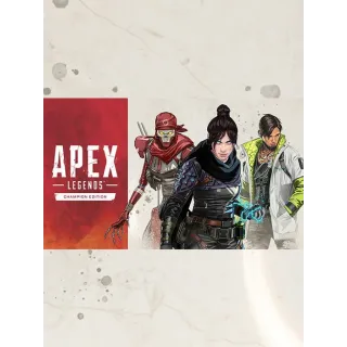 Apex Legends: Champions Edition (looking also for daily XBOX/Microsoft buyers)