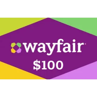 $100.00 USD Wayfair Gift Card