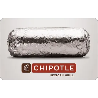 $100.00 USD Chipotle