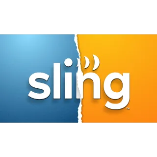 Sling TV Orange + Blue subscription 12 month